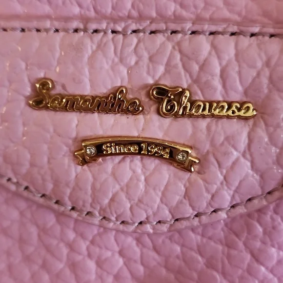 Excellent used condition samantha thavasa pink studded tote see pics for callout - Picture 2 of 12